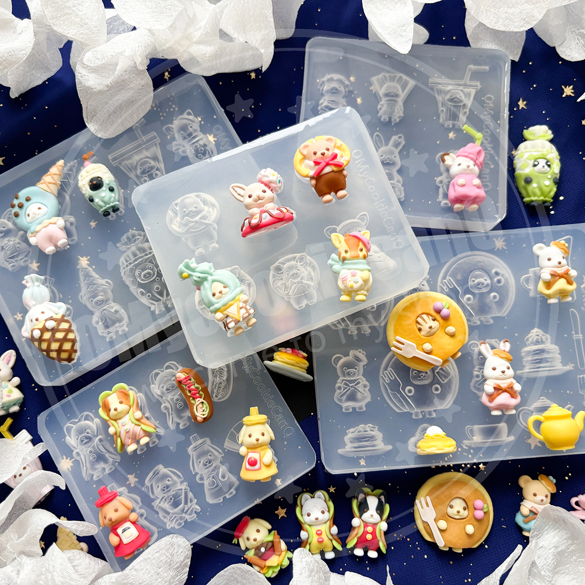 Model Kit For Beginners - Super cute, animal-shaped transparent silicone molds