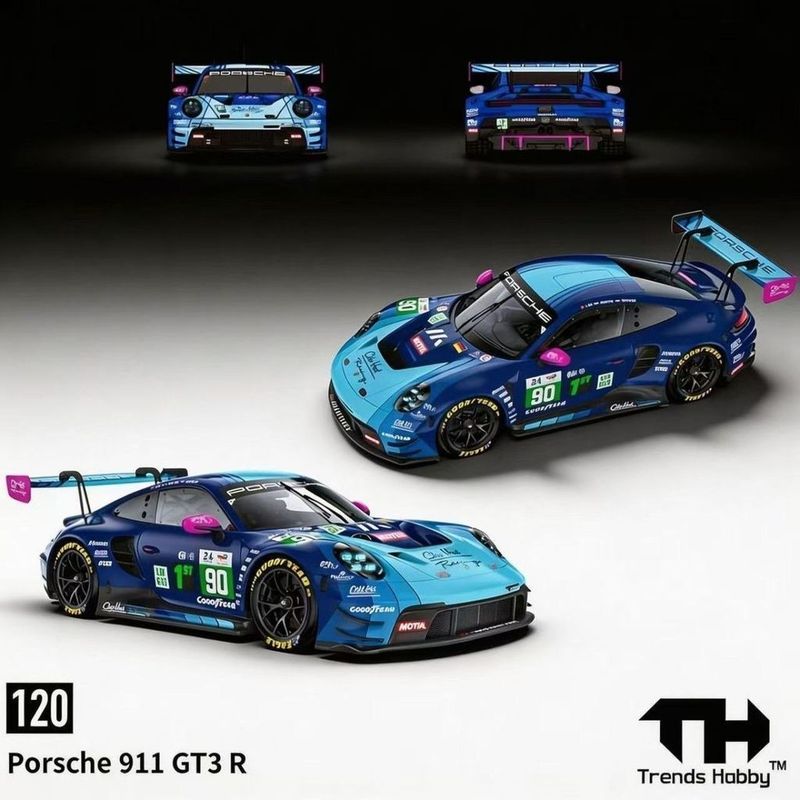 Model Kit Porsche 911 - Trends Hobby-TH 1/64 Porsche 911 GT3