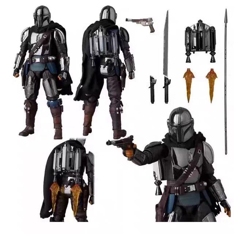 Model Kit Batman - Ko Mafex 256 Plating Edition Mandalorian