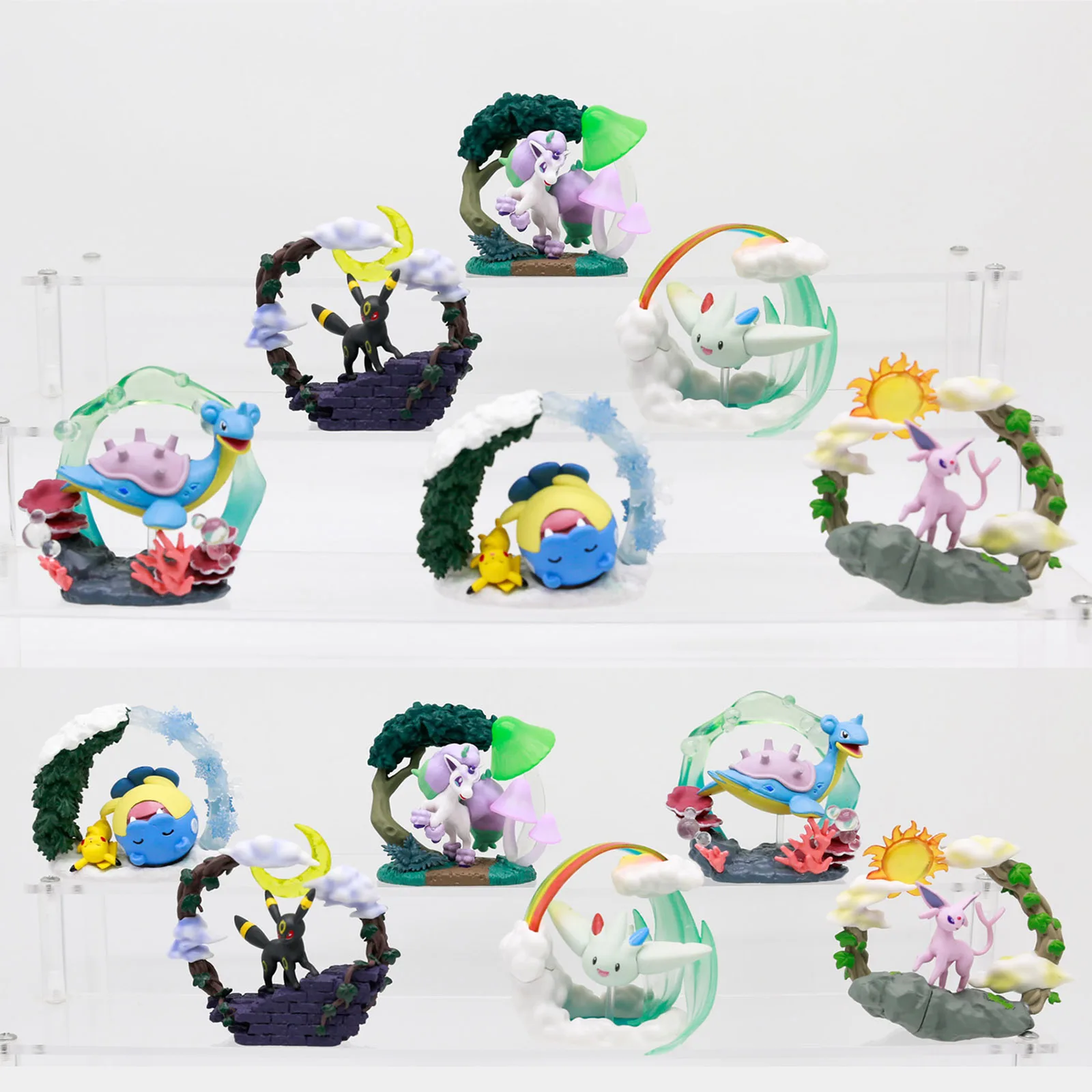 Model Kit Umbreon - Pokemon Miniature Circular Diorama Collection Blind