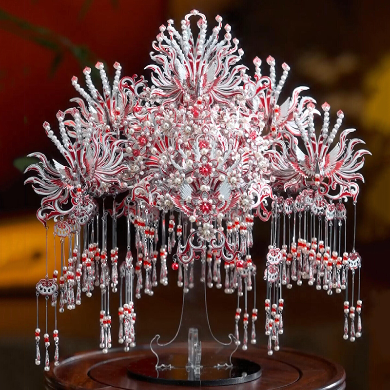 Model Kit Glue - DIY 3D Metal Puzzle Phoenix Coronet