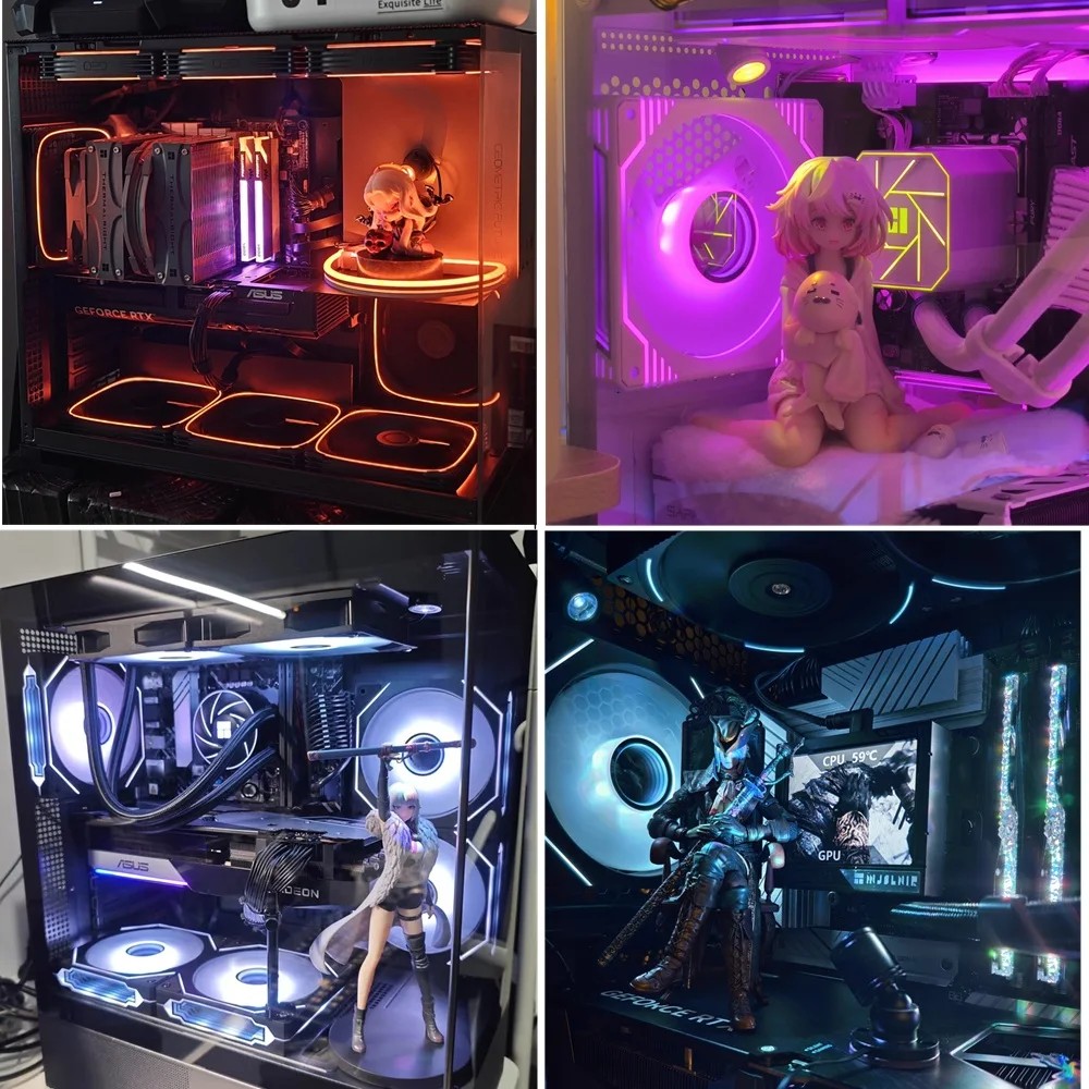QITU 1W 3W ARGB 5V 3Pin Header - огляд і ціна Model Kit Display Case