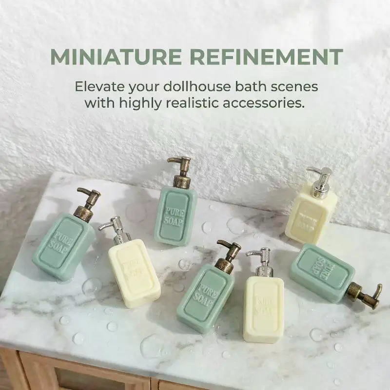 4Pcs Miniature Soap Dispenser  - огляд і ціна Model Kit Fantasy