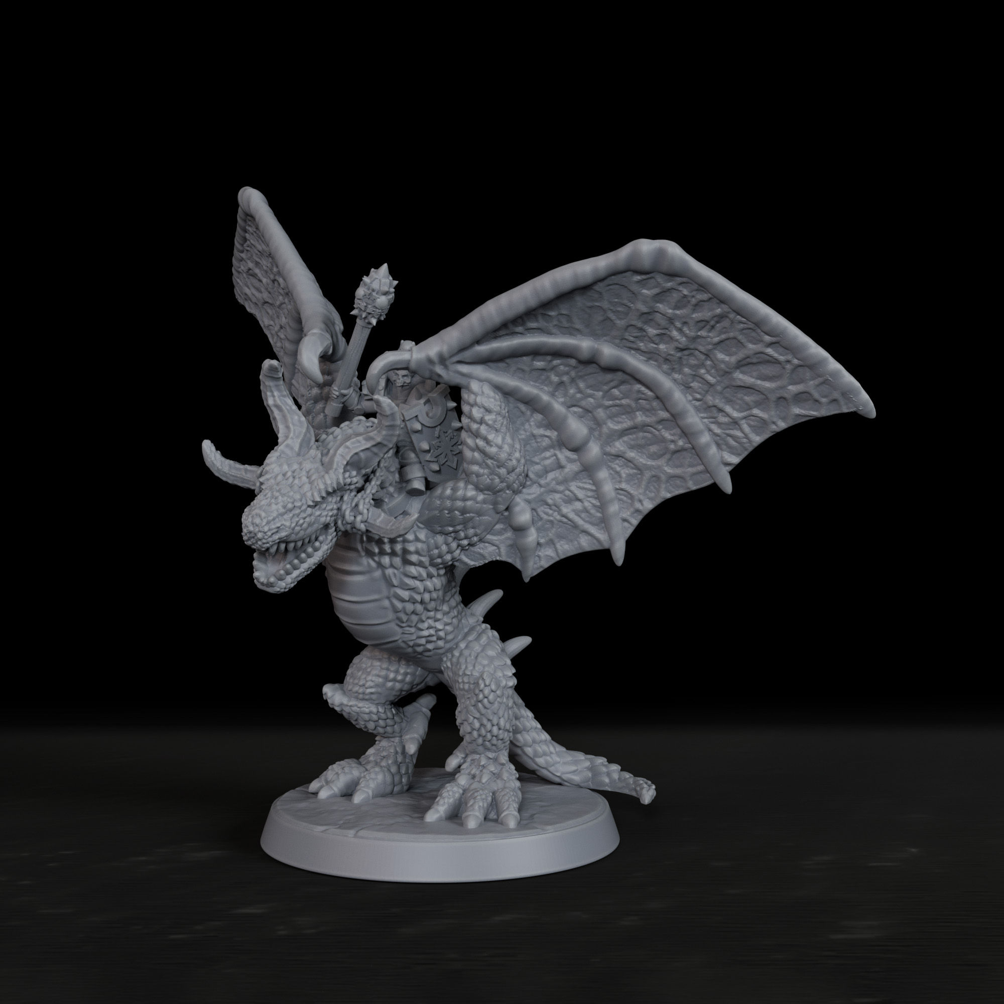 RPG Knight on Wyvern Miniature - огляд і ціна Model Kit Fantasy