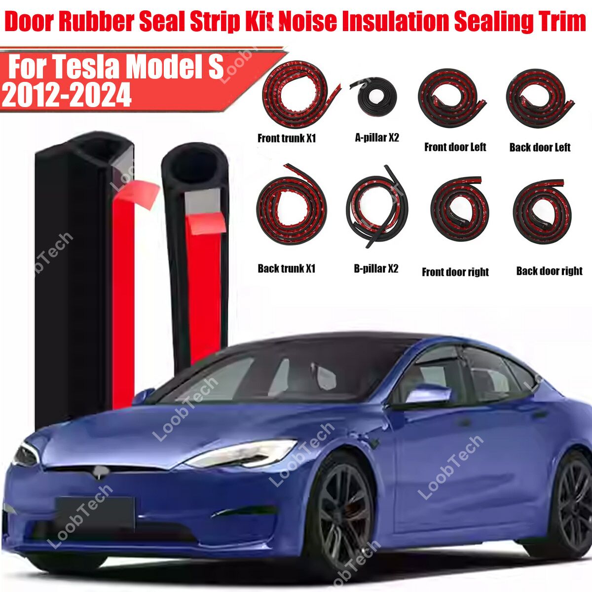 For Tesla Model s Door Seal St - огляд і ціна Weathering Model Kit