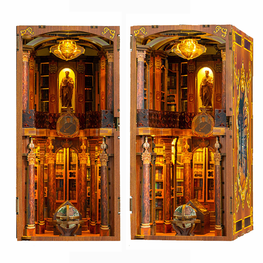 DIY Wooden Book Nook Shelf Ins - огляд і ціна Model Kit Glue