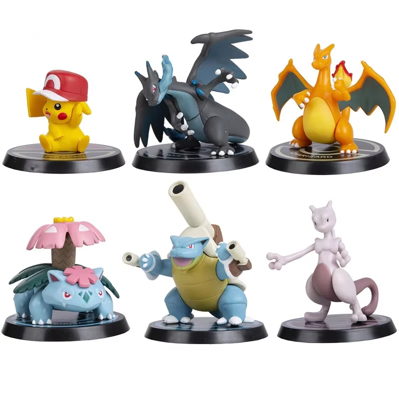 Pokemon 6 Pcs/Set Anime Figure - огляд і ціна Model Kit Kyogre