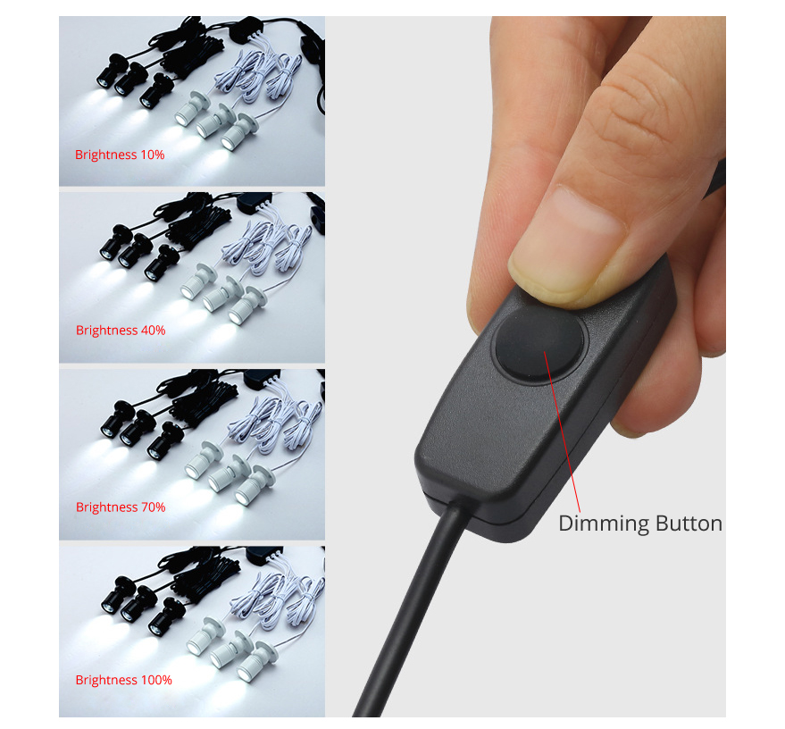 A Group of 4 Pcs LED Spots Lig - огляд і ціна Model Kit Display Case