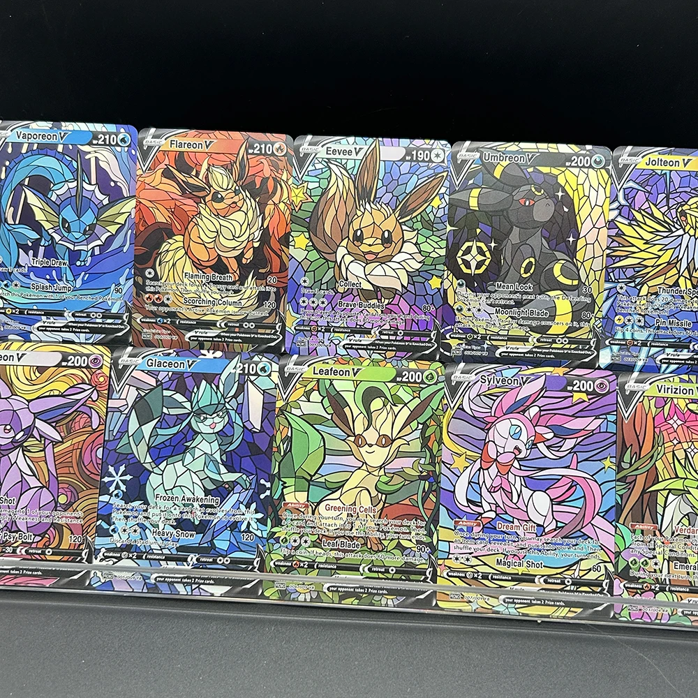 10Pcs/set Diy PTCG Eevee Umbre - огляд і ціна Model Kit Umbreon