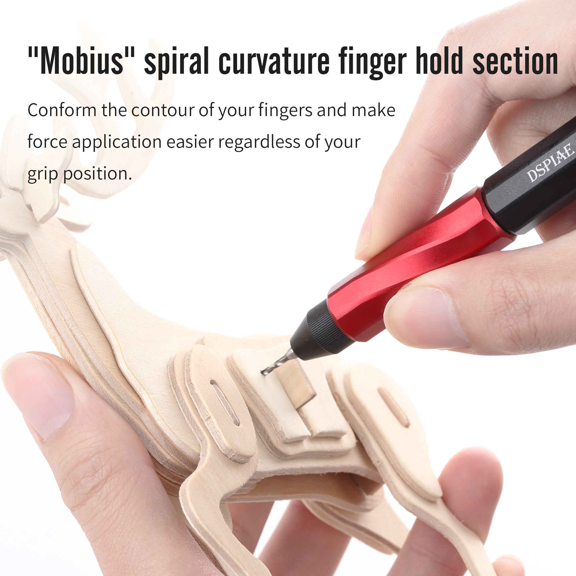 DSPIAE AT-MHD Mobius Hand Dril - огляд і ціна Model Kit Vise
