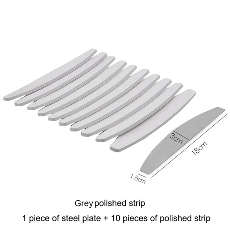 1 set (10 pcs) Pink Sponge Nai - огляд і ціна Sanding Stick Set