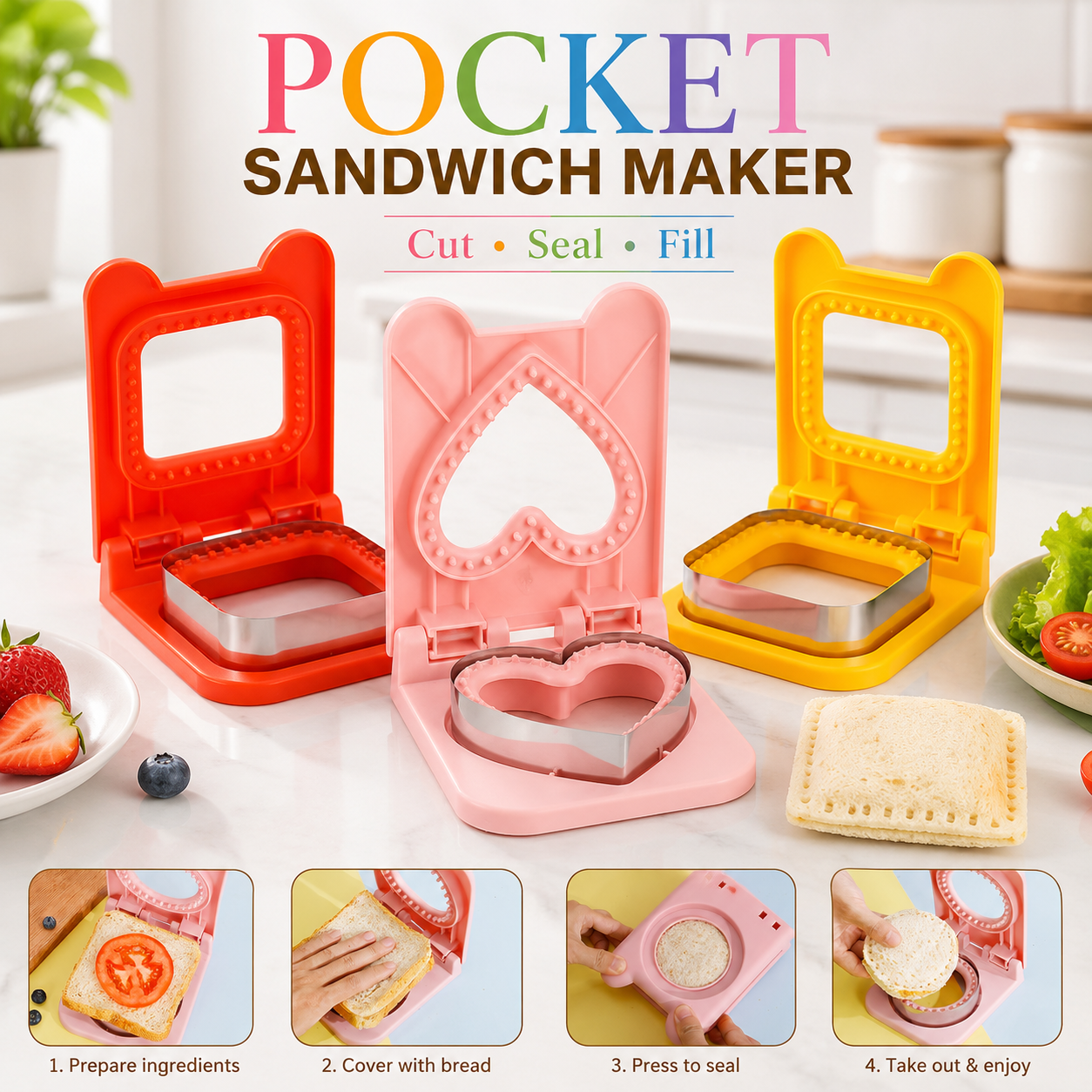 Pocket Sandwich Maker Stainles - огляд і ціна Model Kit For Beginners