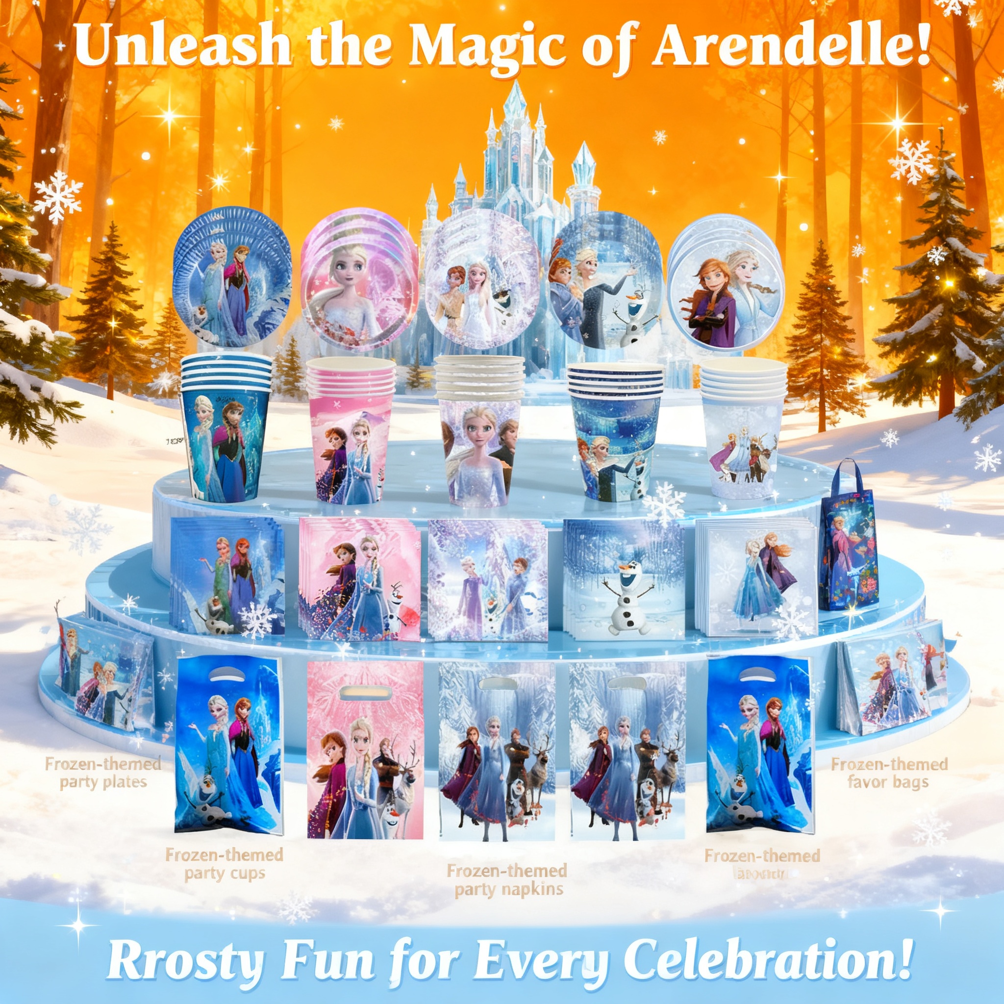 Frozen Elsa Anna Olaf Birthday - огляд і ціна Model Kit Store