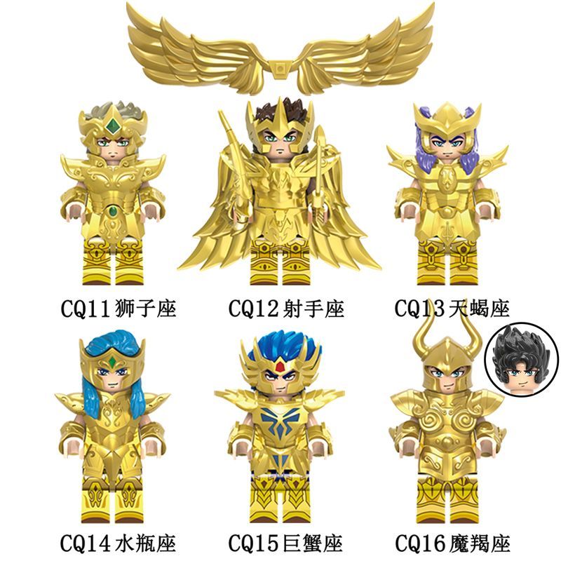 6/12pcs/Set Anime Saint Seiya  - огляд і ціна Model Kit Kiryu