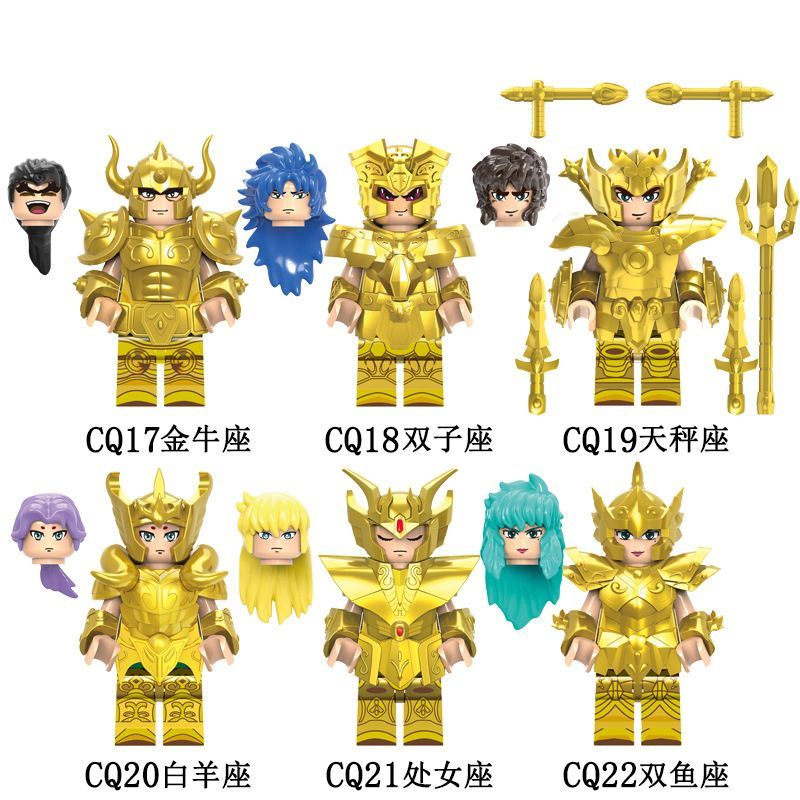 6/12pcs/Set Anime Saint Seiya  - огляд і ціна Model Kit Kiryu