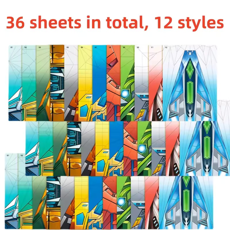 12 Models 36 Colored Papers Pa - огляд і ціна Model Kit Fantasy