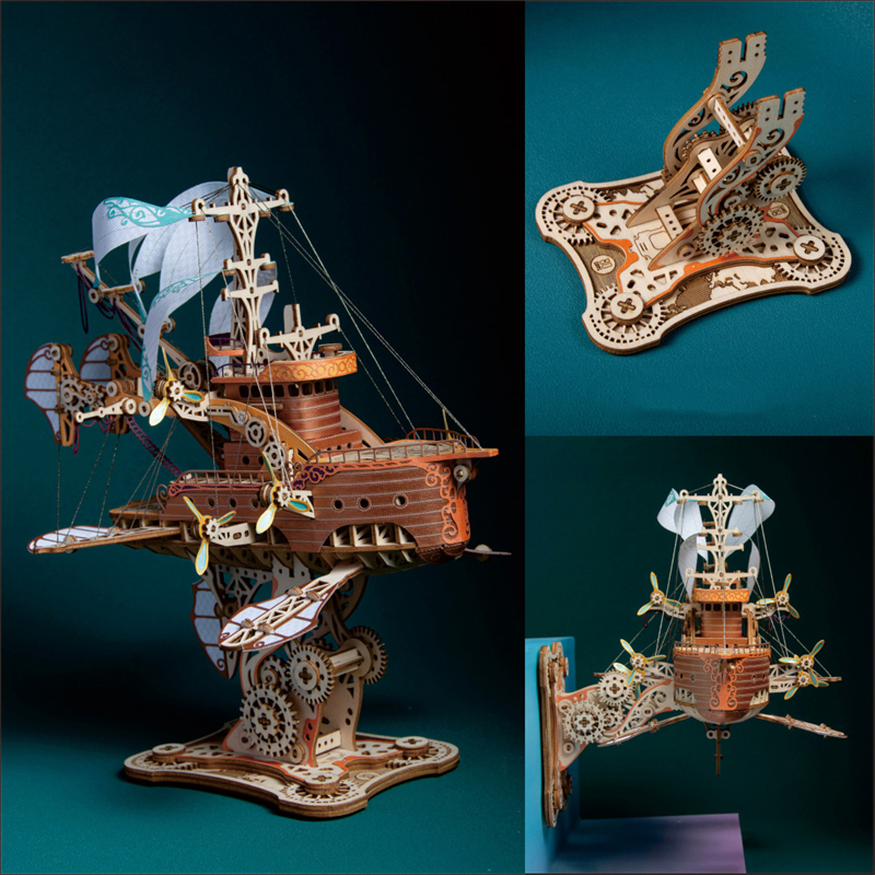 DIY 3D Wooden Puzzle Fantastic - огляд і ціна Model Kit Glue