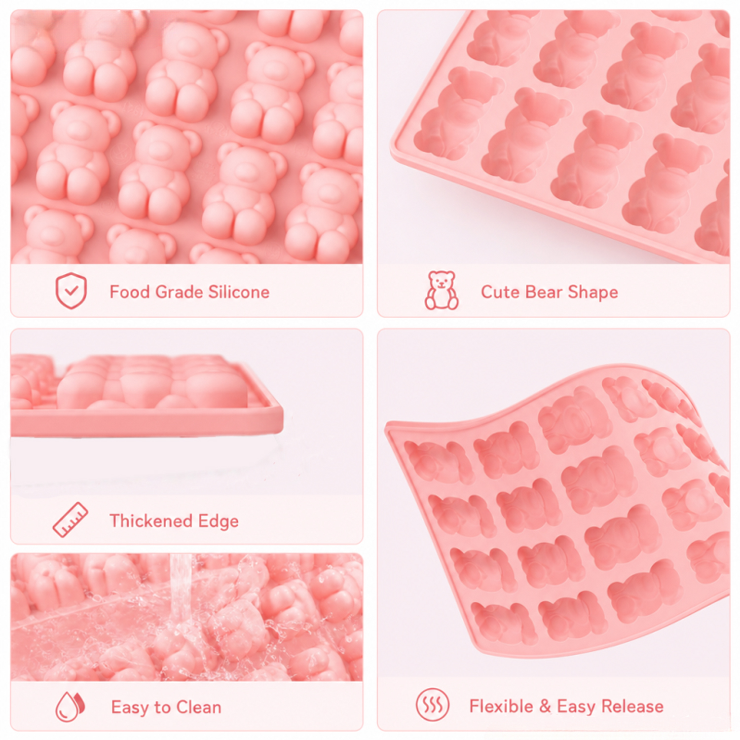 40-Cavity Bear-Shaped Silicone - огляд і ціна Model Kitchen Set