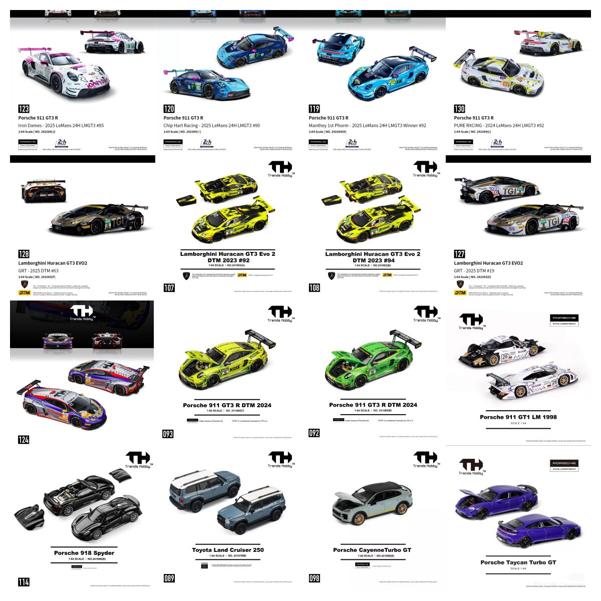 TH 1/64 Porsche 911 GT3 R LeMa - огляд і ціна Model Kit Porsche 911