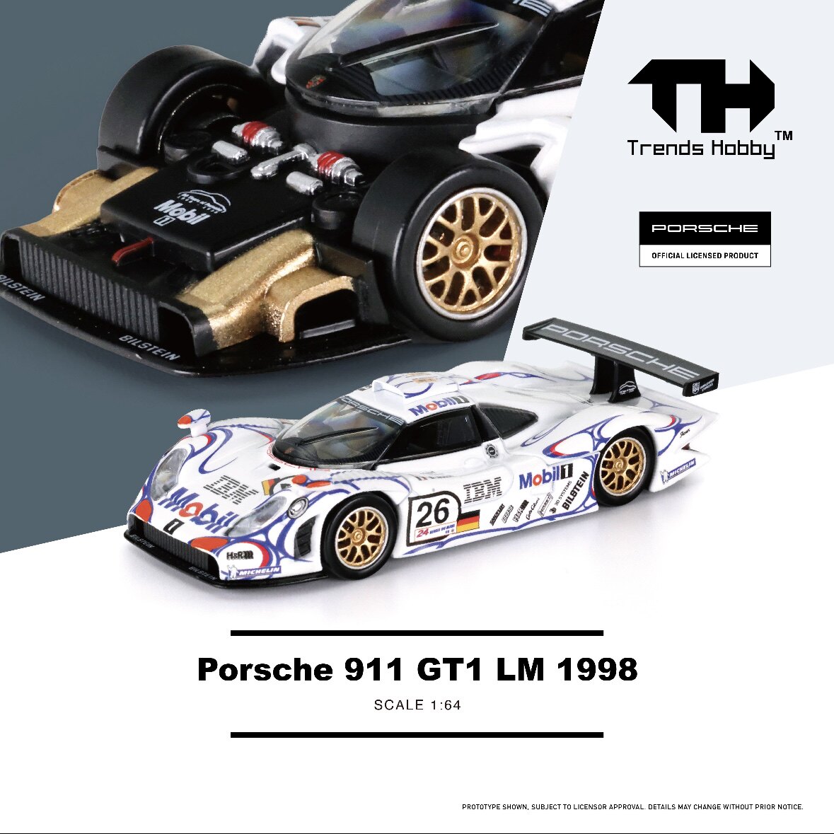 TH 1/64 Porsche 911 GT3 R LeMa - огляд і ціна Model Kit Porsche 911