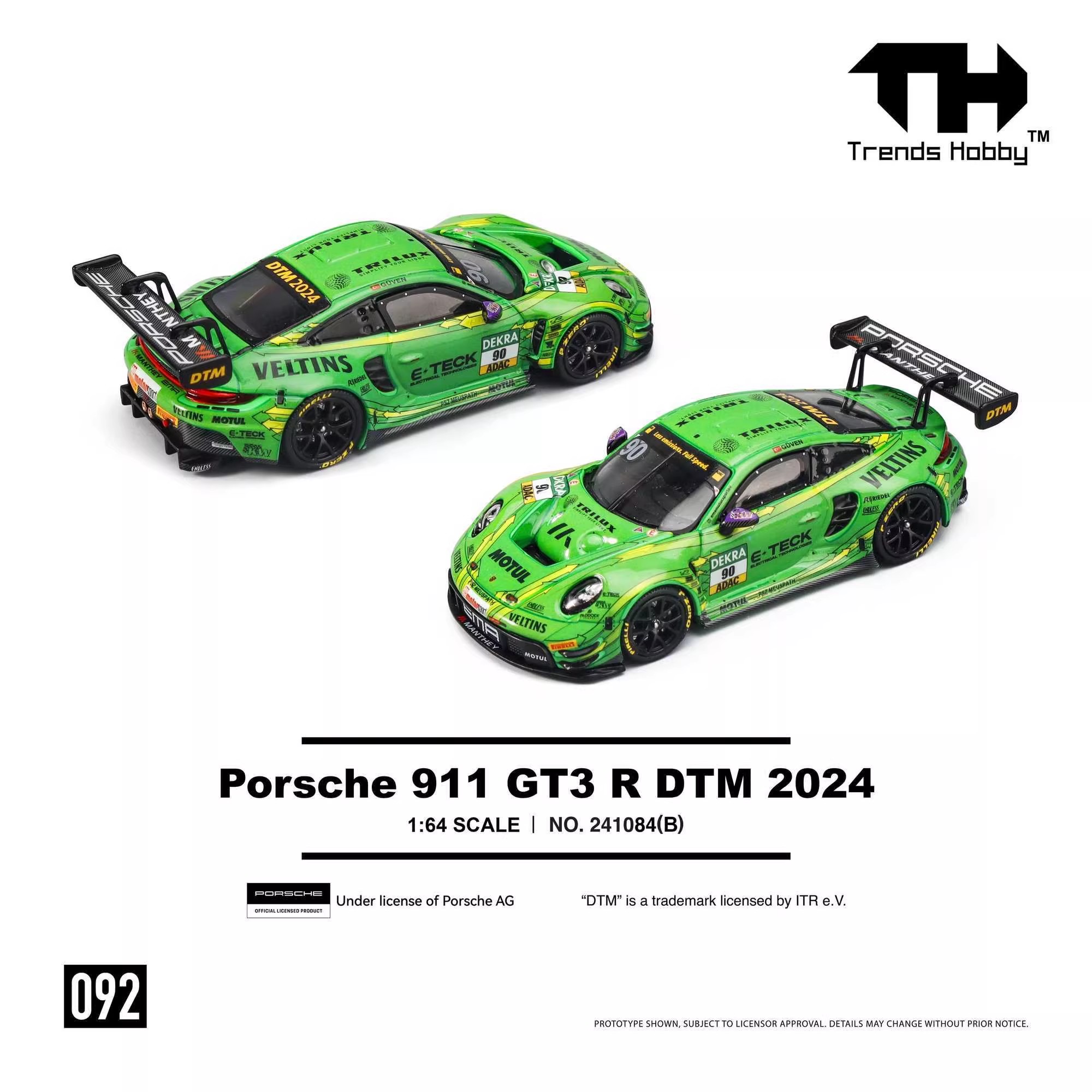 TH 1/64 Porsche 911 GT3 R LeMa - огляд і ціна Model Kit Porsche 911