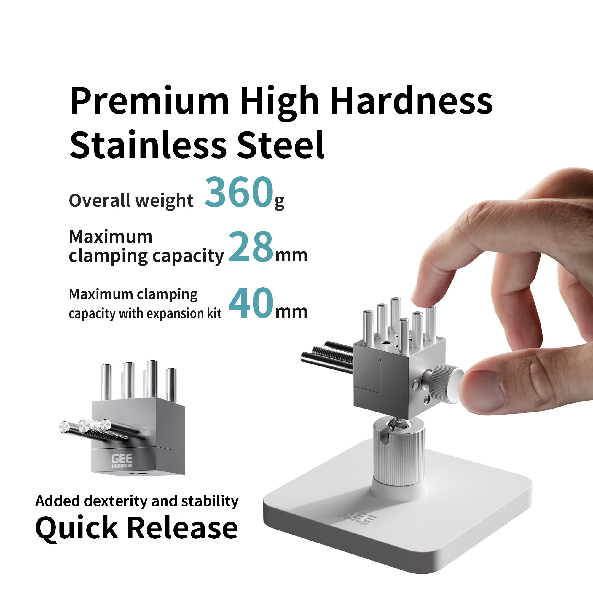 Geehobby GH-TV Stainless Steel - огляд і ціна Model Kit Vise