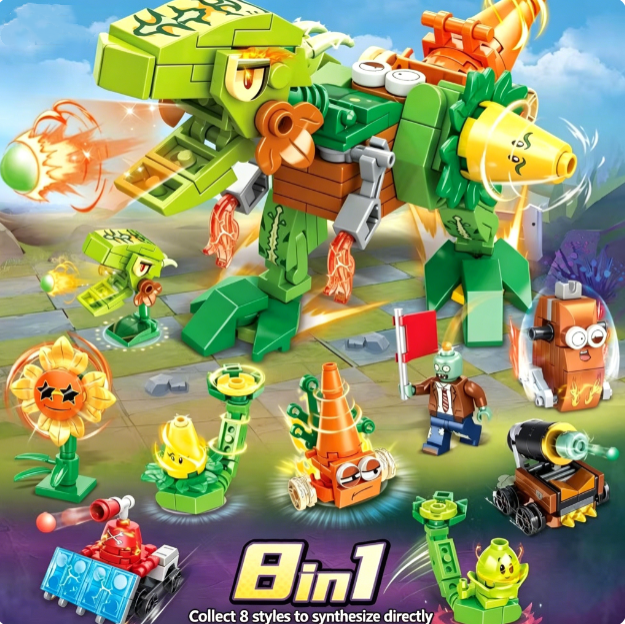 Plants vs. Zombies Battle of t - огляд і ціна Model Kit Vs Figure