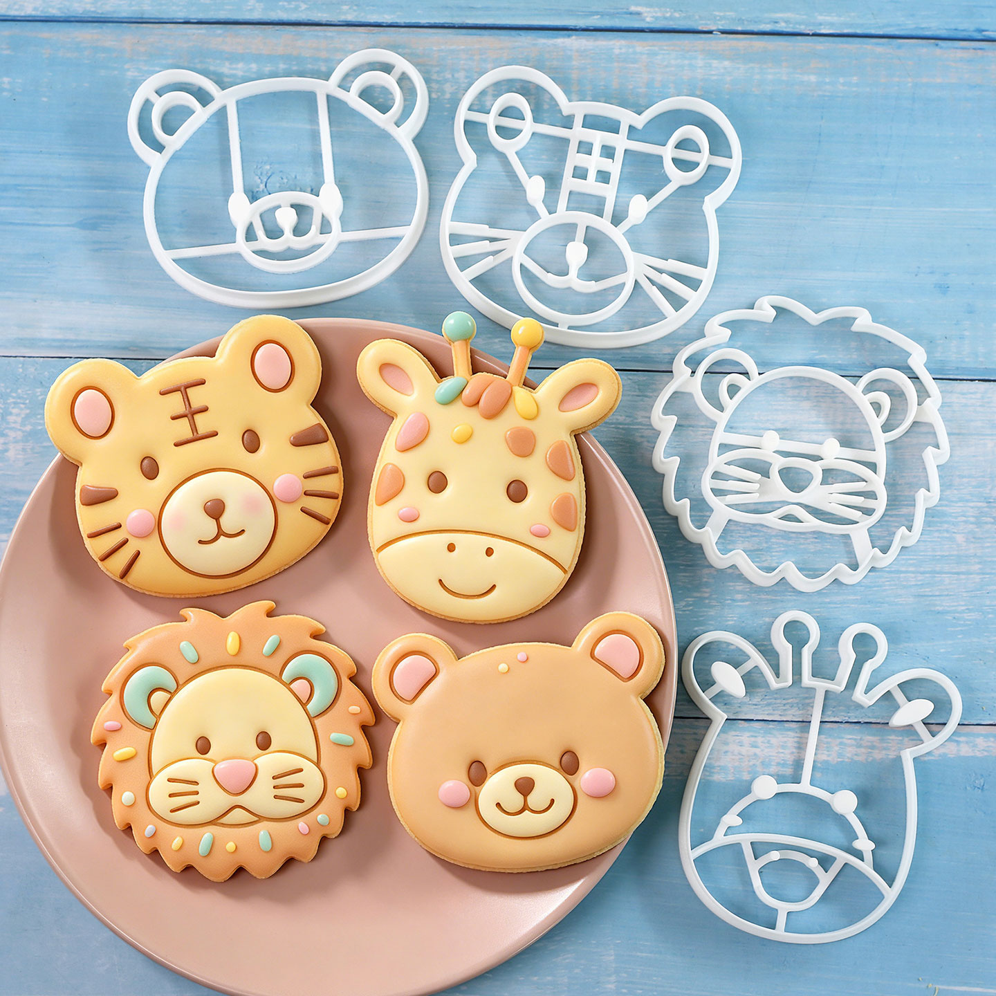 4 Pcs Animal Cookie Cutters Se - огляд і ціна Model Kit For Beginners