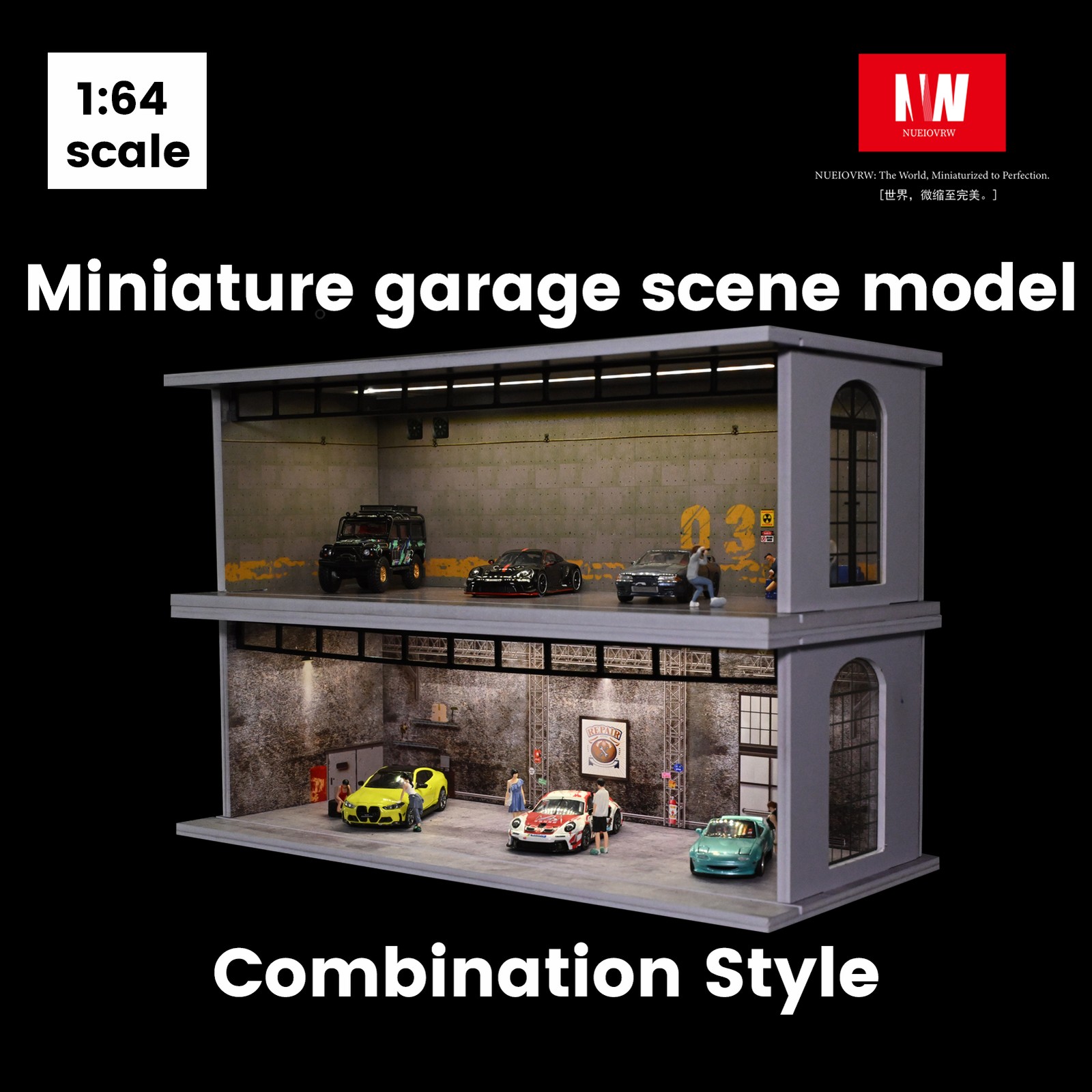 Diorama 1:64 Car Garage Model  - огляд і ціна Model Kit Display Case