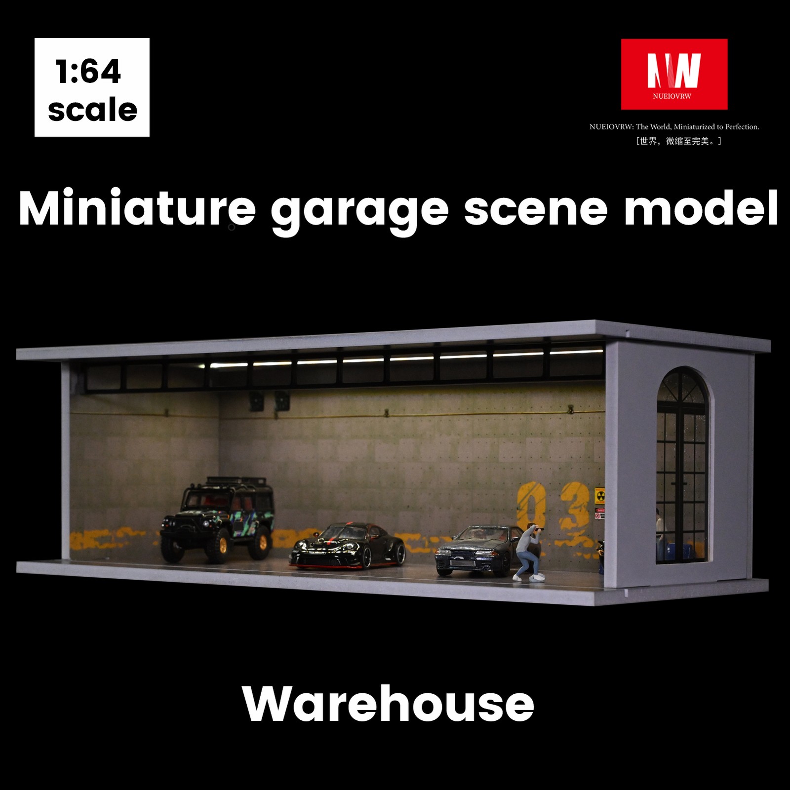 Diorama 1:64 Car Garage Model  - огляд і ціна Model Kit Display Case