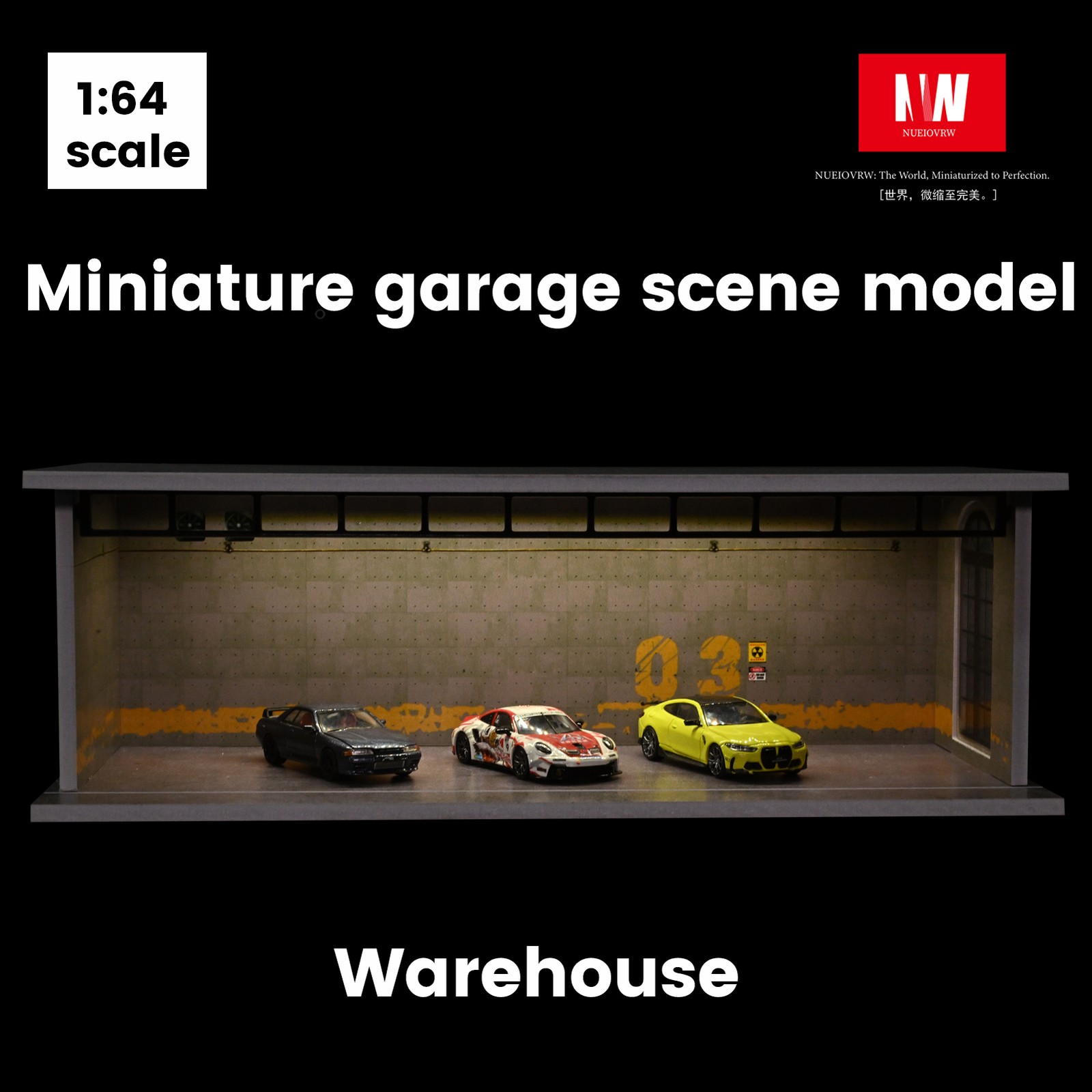 Diorama 1:64 Car Garage Model  - огляд і ціна Model Kit Display Case