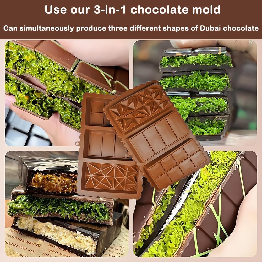 Silicone Chocolate Bar Molds,  - огляд і ціна Model Kitchen Set