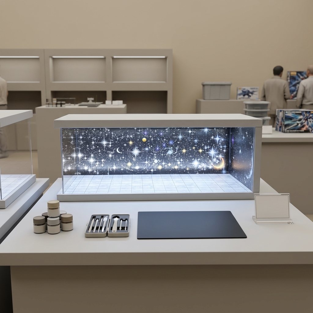 1/64 Scale Model Car Display C - огляд і ціна Model Kit Display Case