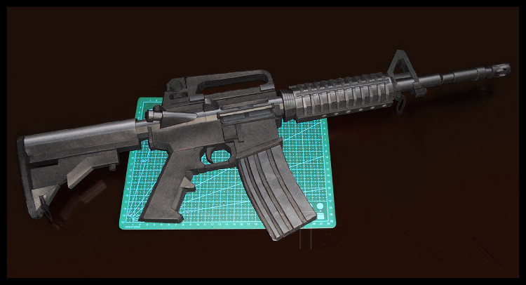 1:1 Lifesize M4A1 Colt Carbine - огляд і ціна Model Kit Fantasy