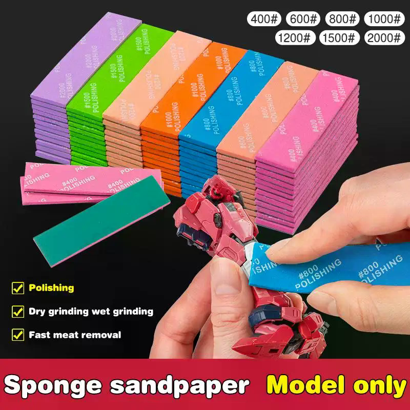 9Pcs MS-E400~1200 Semi-rigid S - огляд і ціна Sanding Stick Set
