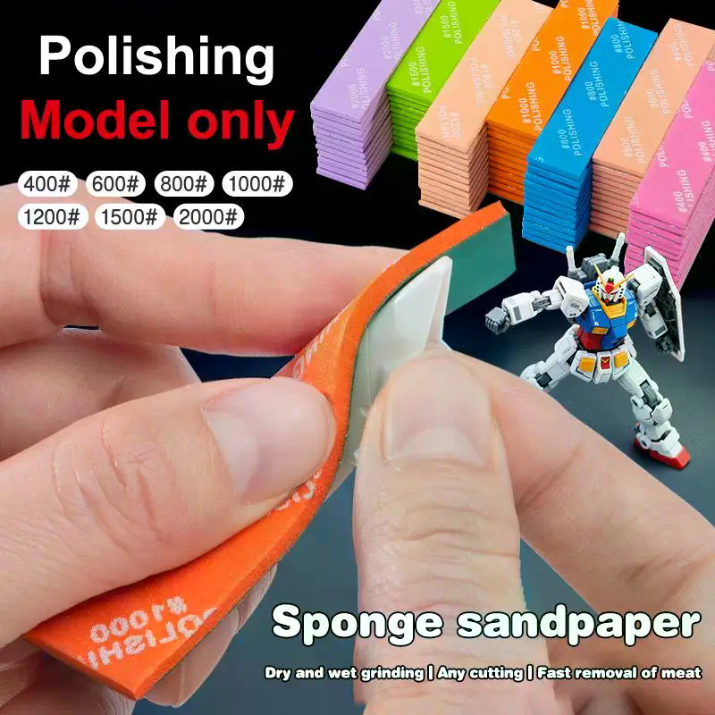9Pcs MS-E400~1200 Semi-rigid S - огляд і ціна Sanding Stick Set