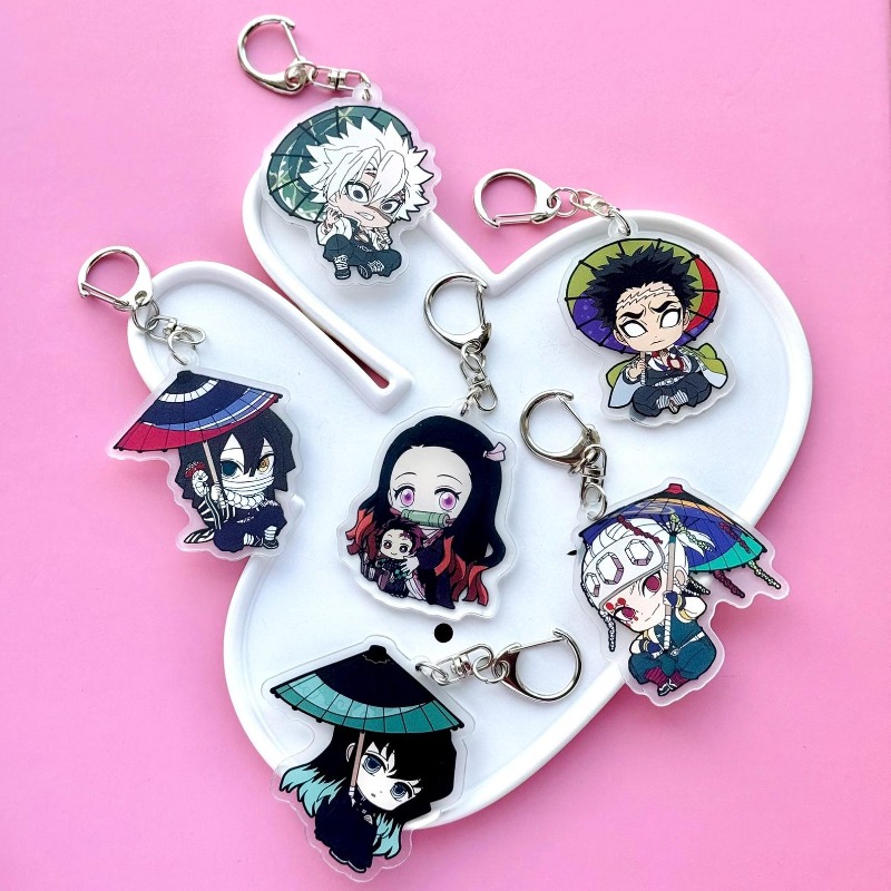 Keychain for Demon Slayer Giyu - огляд і ціна Model Kit Nezuko