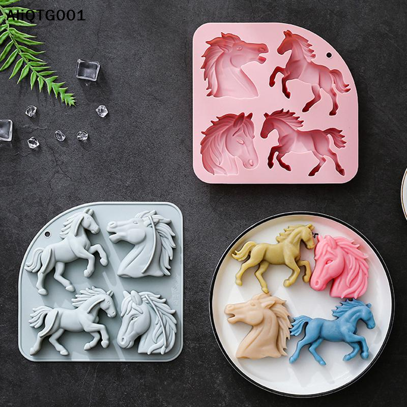 4-Cavity 3D Horse Silicone Mol - огляд і ціна Model Kitchen Set
