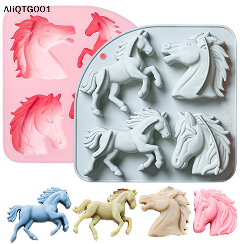 4-Cavity 3D Horse Silicone Mol - огляд і ціна Model Kitchen Set