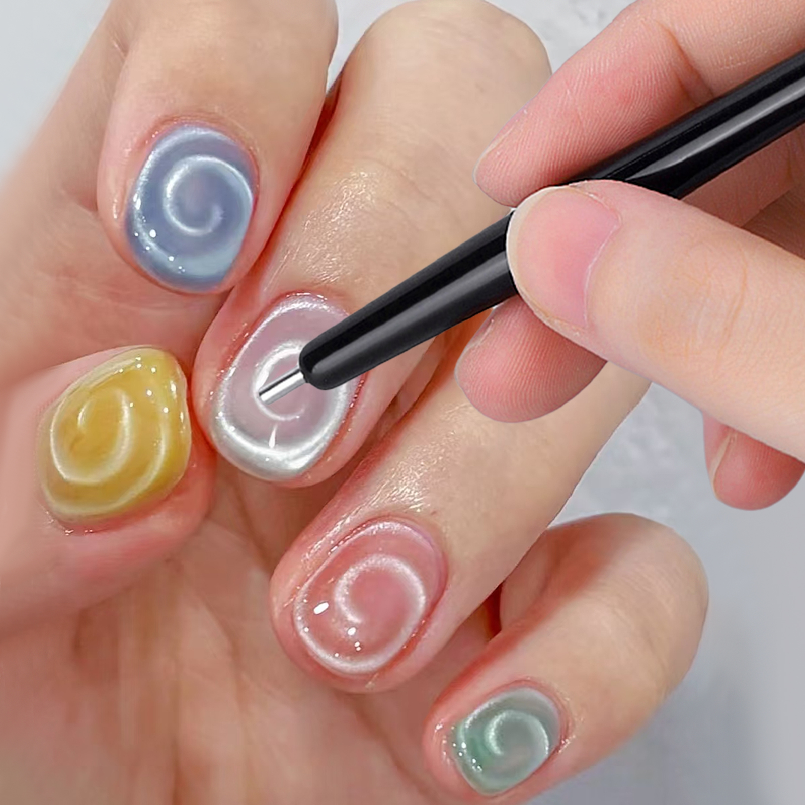 14pcs Cat Eye Nail Magnet Set  - огляд і ціна Sanding Stick Set